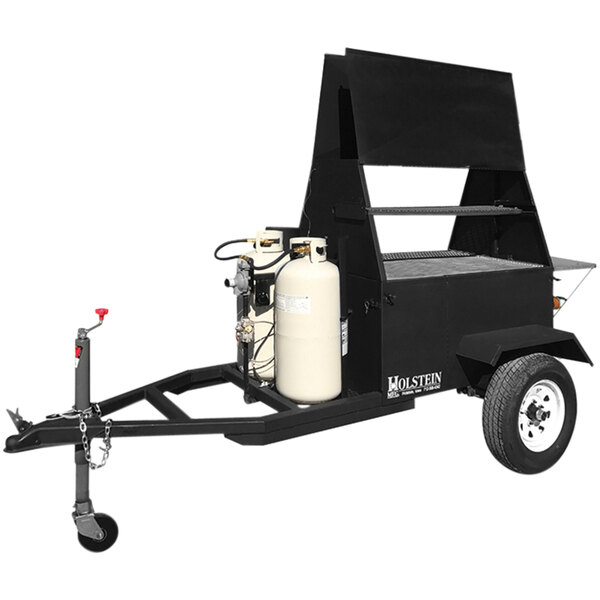 Holstein Manufacturing 4830GT 48" Towable Propane Grill with Stainless