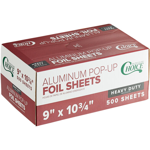 Pop-Up Interfolded Aluminum Foil Sheets, 9 x 10 3/4, 3000 Sheet/Carton -  LionsDeal