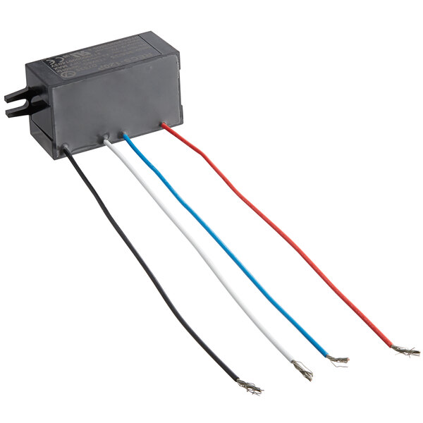 A black and white Avantco centrifugal switch box with wires.