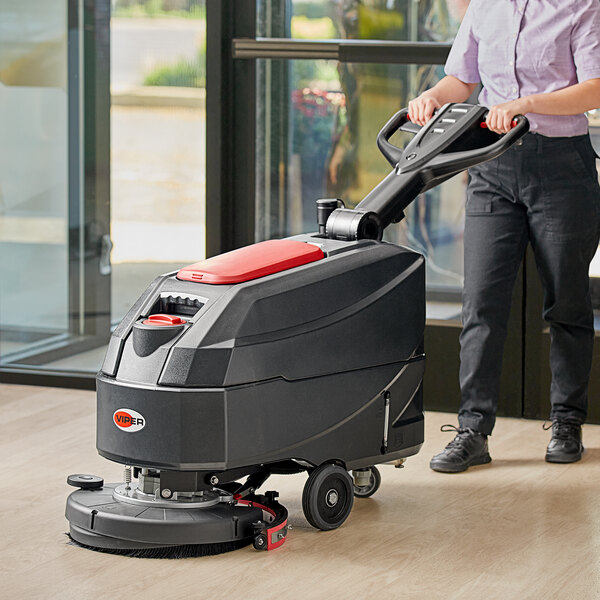 Viper AS4325BUS 17" AGM Cordless Walk Behind Disc Floor Scrubber 6.6