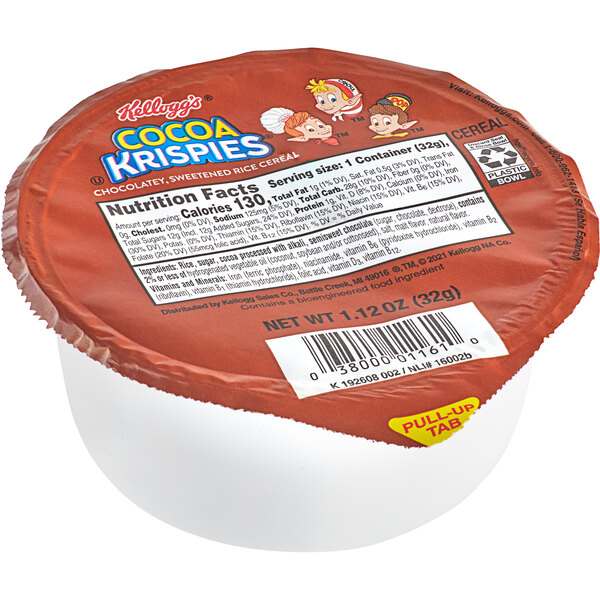 Kellogg's Cocoa Krispies Cereal SingleServe Bowl Pack 1.12 oz. 96/Case