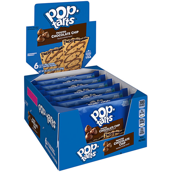 Pop-Tarts Assorted Flavor Toaster Pastry 2-Pack - 72/Case
