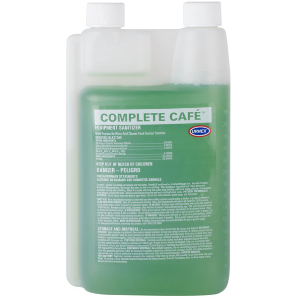 Urnex 15-CCF-UX1DN-02 1 Liter / 33.814 oz. Complete Cafe Coffee Equipment Sanitizer