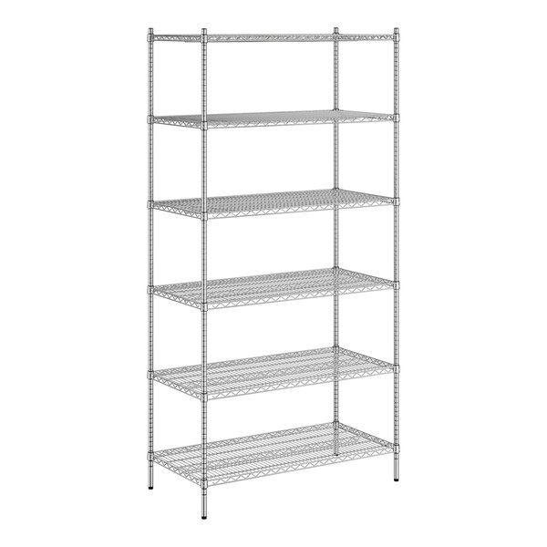 96 Inches Heavy Duty Closet System Closet Organizer with 3 Shelving Towers  Black