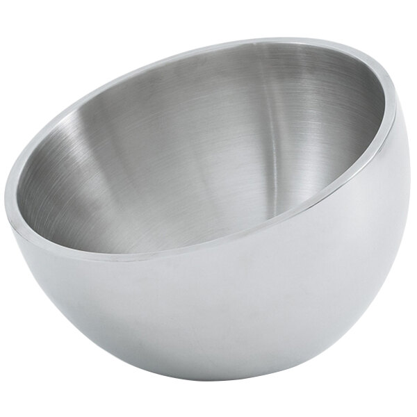 Angled Design Smooth Texture Round 5 Qt Vollrath 47658 Insulated Serving Bowl 