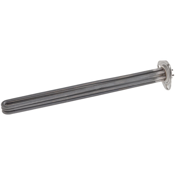 A Main Street Equipment triple heating element for a dishwasher with metal rods and screws.