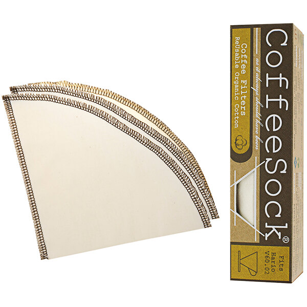 CoffeeSock Hario V60.02 Reusable Coffee Filter V0201 2/Pack