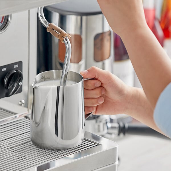 Estella Caffe 20 oz. Stainless Steel Frothing Pitcher with Measuring Lines