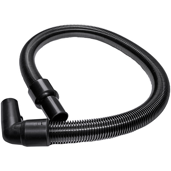 A black flexible hose for Clarke Comfort Pak Backpack Vacuums.