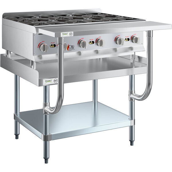 Cooking Performance Group 36RSSNL 6 Burner Countertop Range with