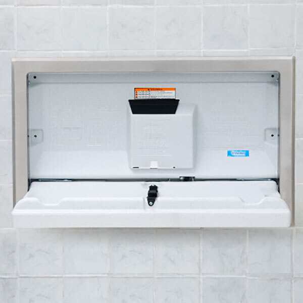 Koala Kare KB10005ST Horizontal Recessed Mounted Baby Changing Station