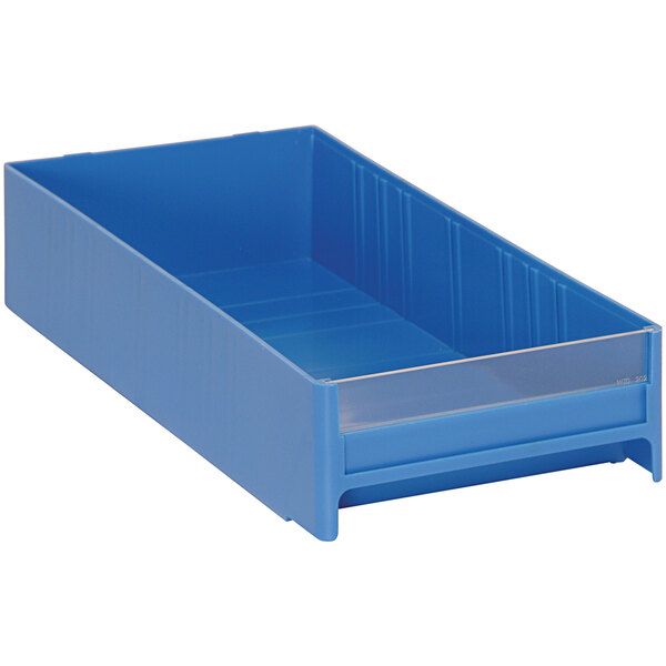 Quantum 5 5/8" x 11" Blue High Impact Polystyrene Interlocking