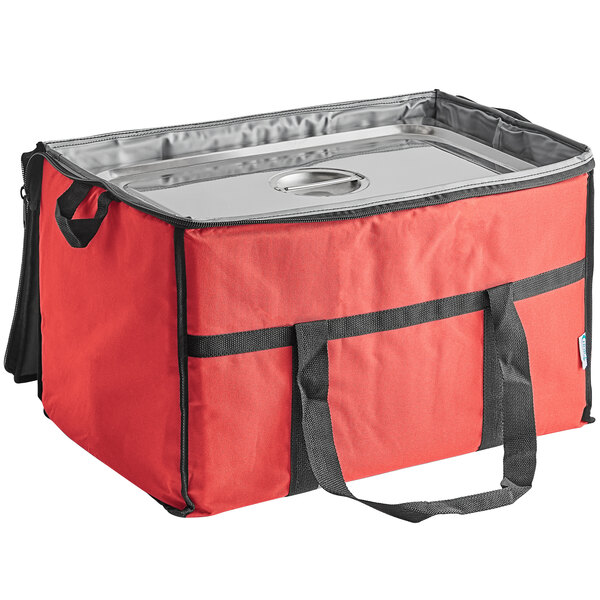 Choice Insulated Cooler Bag / Soft Cooler, Red Nylon