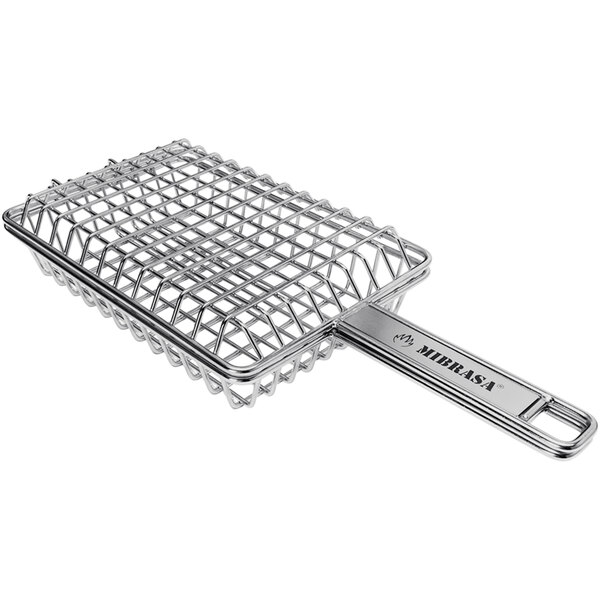 Mibrasa 9 13/16" x 6 5/16" x 2 3/8" Stainless Steel Wire Classic Double