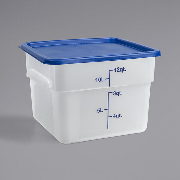 GET EC-12-1-CL 9 Square To Go Food Container, Polypropylene, Clear