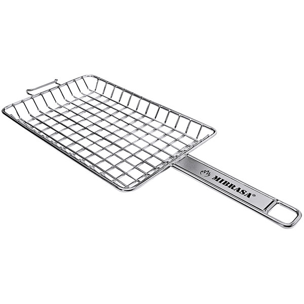 Mibrasa 9 13/16" x 6 5/16" x 13/16" Stainless Steel Wire Classic Grill