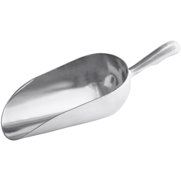 Choice One Piece Flat Bottom Aluminum Scoop - 2 oz.