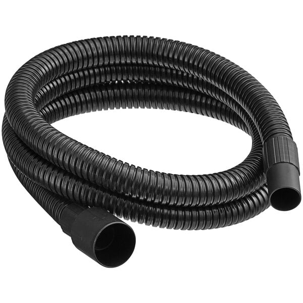 A black flexible hose for a PowerSmith Ash Vacuum.