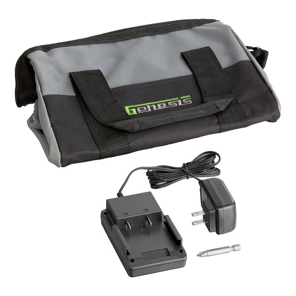 Genesis 20V LithiumIon Cordless Variable Speed Drill Driver and Impact