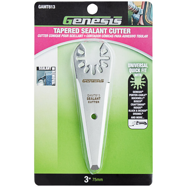 Genesis 3" Universal QuickFit Tapered Sealant Cutting Blade GAMT613