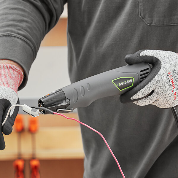 GENESIS Mini Heat Gun with Curved Nozzle and 6 ft. Power Cord