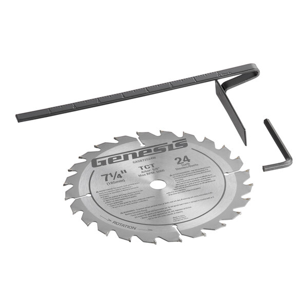 Genesis 7 1/4" Circular Saw with Rip Guide and Blade Wrench GCS130 13