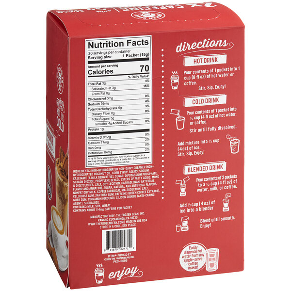 The Frozen Bean Single Serve Double Shot Cookie Butter Latte Blended