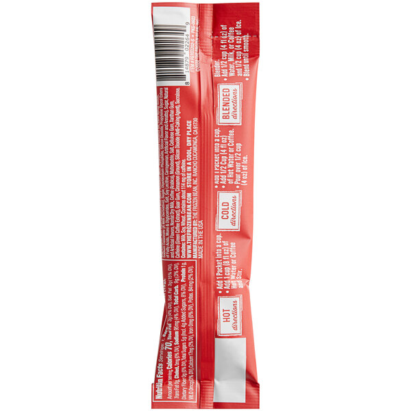 The Frozen Bean Single Serve Double Shot Cookie Butter Latte Blended