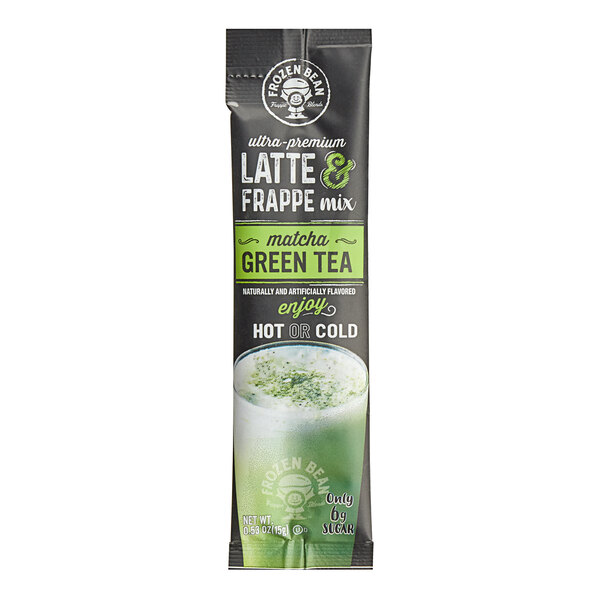 The Frozen Bean Single Serve Matcha Green Tea Latte / Frappe Mix 20/Case