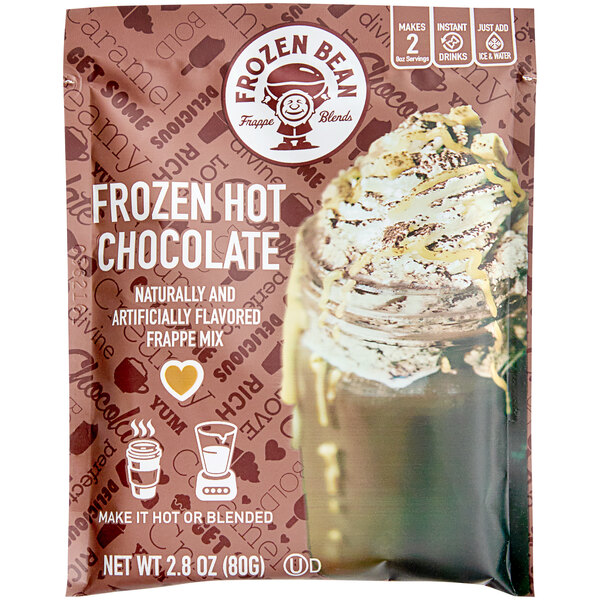 The Frozen Bean Single Serve Frozen Hot Chocolate Mix 12/Case