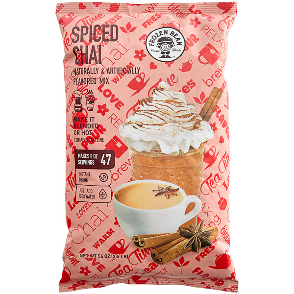 The Frozen Bean Spiced Chai Tea Latte Mix 3.5 lb.