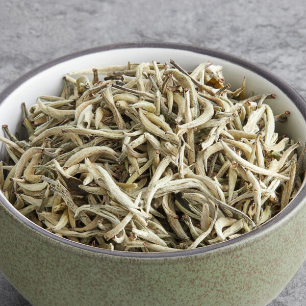 Silver Needles Tea Davidson's Organic Silver Needles Loose Leaf Tea 1 lb.