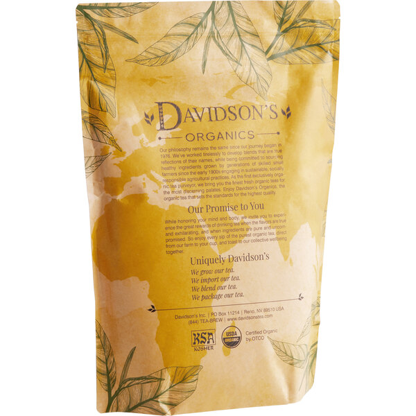 Davidson's Organic Tulsi Pure Leaves Herbal Loose Leaf Tea 1 lb.