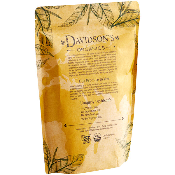 Davidson's Organic Red Vanilla Herbal Loose Leaf Tea 1 lb.