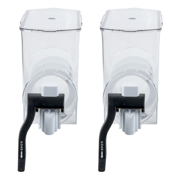 Bunn 34000.0208 Clear Hoppers with Flat Lids for Ultra2 Frozen