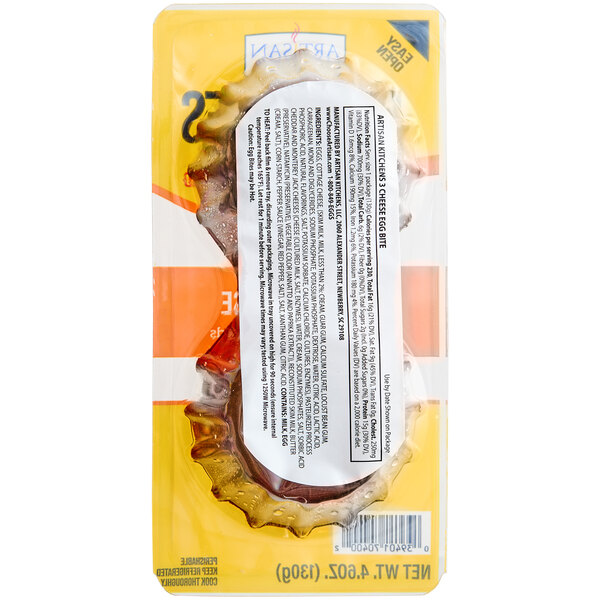 Artisan Kitchens Three Cheese Egg Bites 2Pack 7/Case