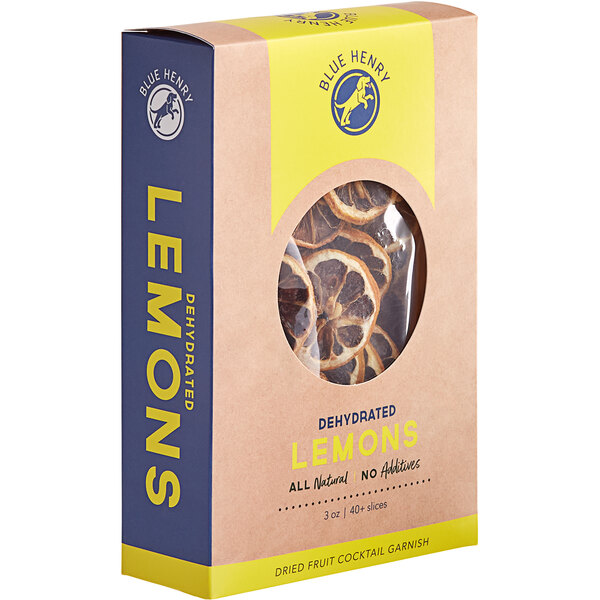 Blue Henry Dried Lemon Slices 40+ Slices per Box
