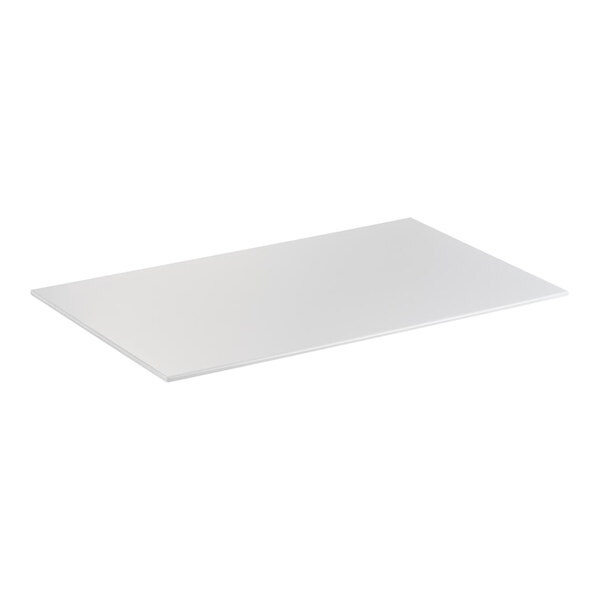 A white rectangular APS Zero melamine tray.