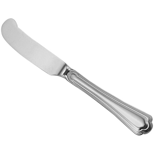 A Sant'Andrea Rossini stainless steel butter knife with a handle.
