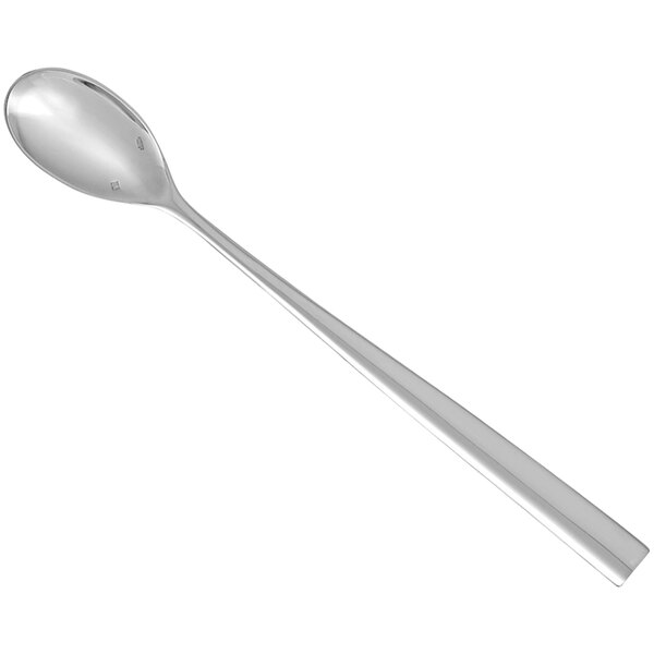 A Sant'Andrea Vasari stainless steel iced tea spoon with a silver handle.