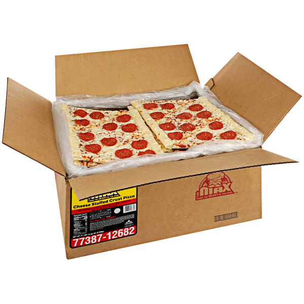 The MAX Whole Grain Stuffed Crust Pepperoni Pizza 4.8 oz. 72/Case