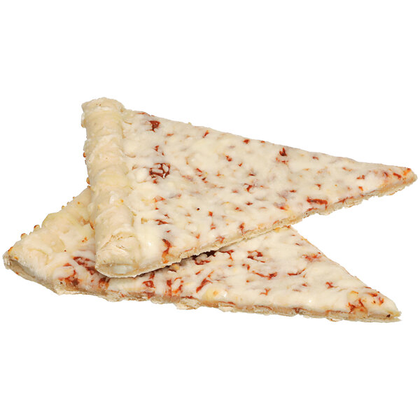 A slice of The MAX Whole Grain Stuffed Crust Cheese Pizza.