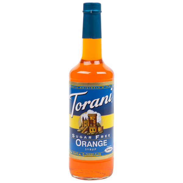 Torani 750 mL Sugar Free Orange Flavoring / Fruit Syrup