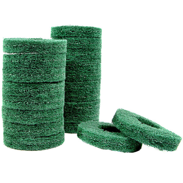 Tornado K63694520 Green Extra Heavy Scrubbing Pad for 99406 - 20/Pack