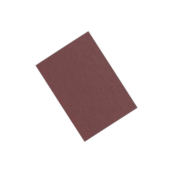A red rectangle with "Powr-Flite ECO1420 14" x 20" Maroon EcoPrep Pad - 10/Case" in white text.