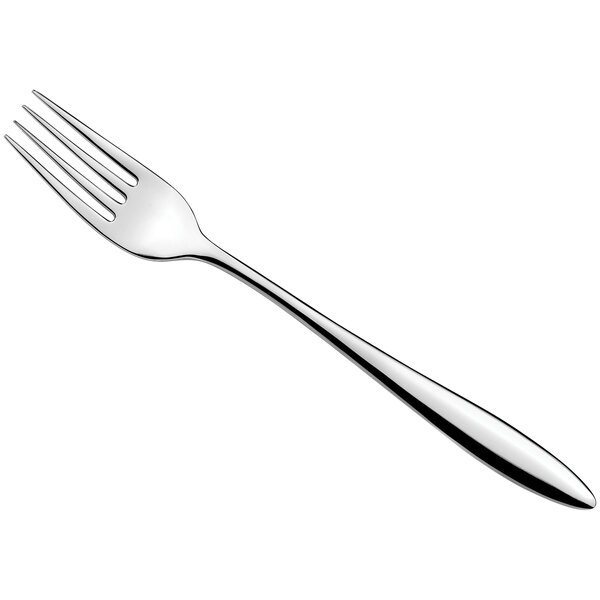 An Amefa Ariane stainless steel table fork with a silver handle.