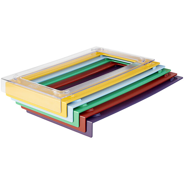 Pan Stackers Green Stacker for 1/3 Size Stainless Steel Hotel Pans