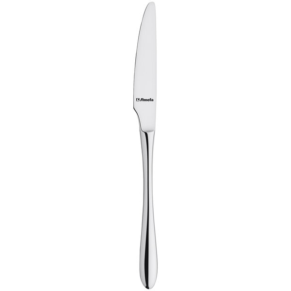 An Amefa Cuba stainless steel fruit knife with a silver handle.