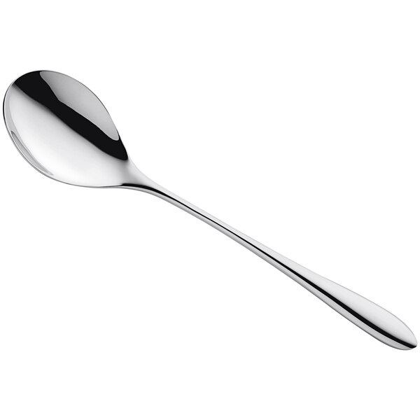 An Amefa Cuba stainless steel serving spoon with a long handle.