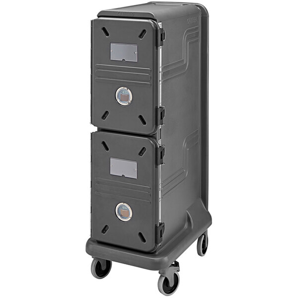 Cambro Pro Cart Ultra® Tall Charcoal Gray Pan Carrier with Security